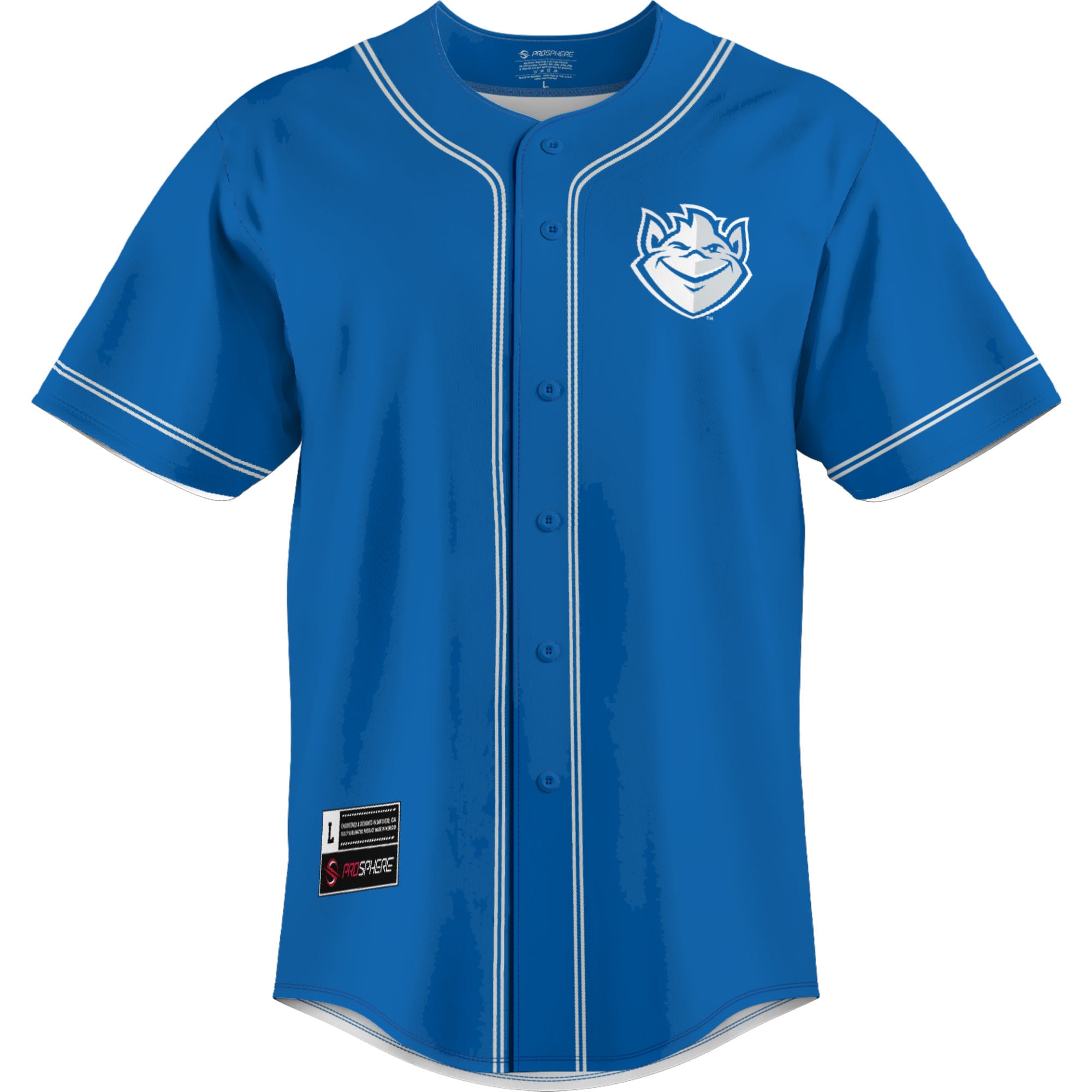 [NJP] Saint Louis Billikens GameDay Greats Lightweight Baseball Jersey - Blue
