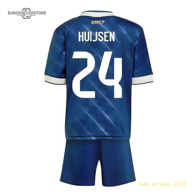 Professional-Grade 2025-2026 Real Madrid Third Youth Kit (Huijsen 24)