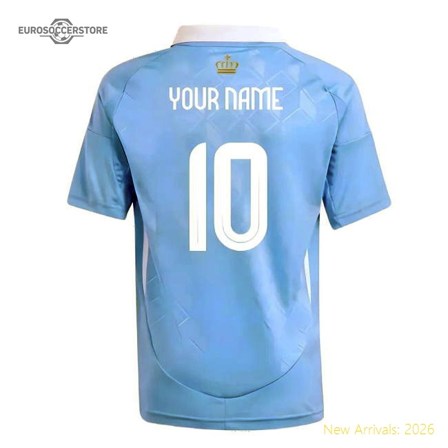 Genuine Belgium 2024-2025 Official Away Shirt Mobility Modern