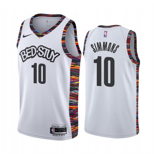 Brooklyn Nets Ben #10 Signature Edition Replica Jersey Athletic Fit