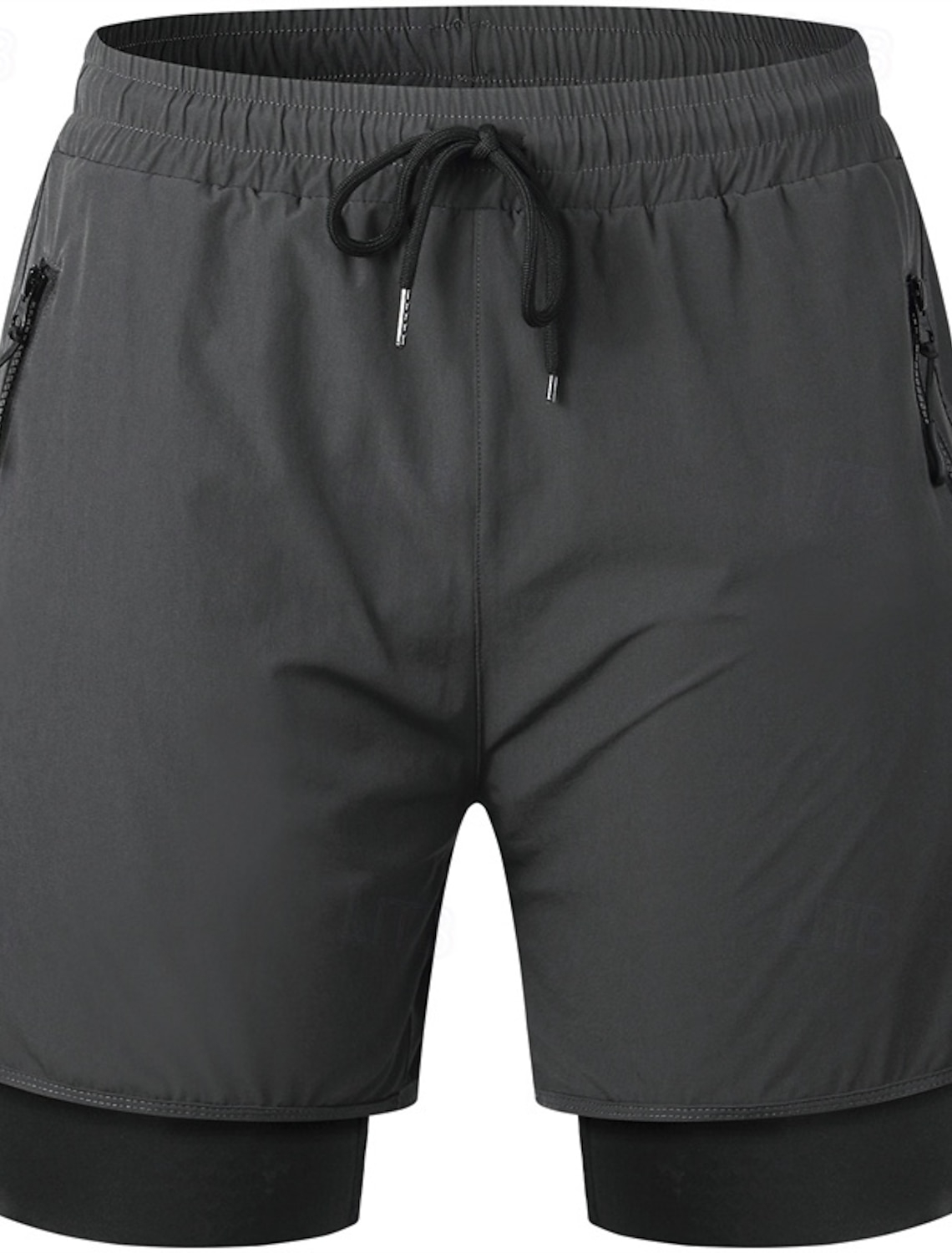 Men's Bike Shorts Cycling Padded Shorts Solid Color Bike Shorts Padded Shorts / Chamois with 3 Rear Pockets Quick Dry Comfortable Breathable Sports Black Navy Blue Grey Clothing Apparel