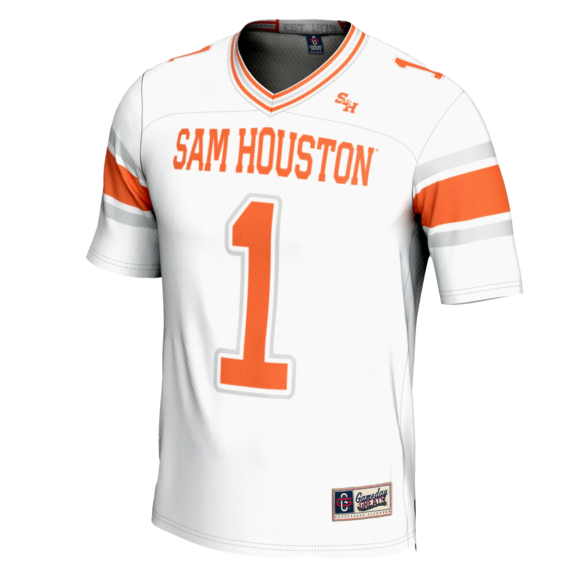 #1 Sam Houston State Bearkats GameDay Greats 2026 Season Football Jersey - White