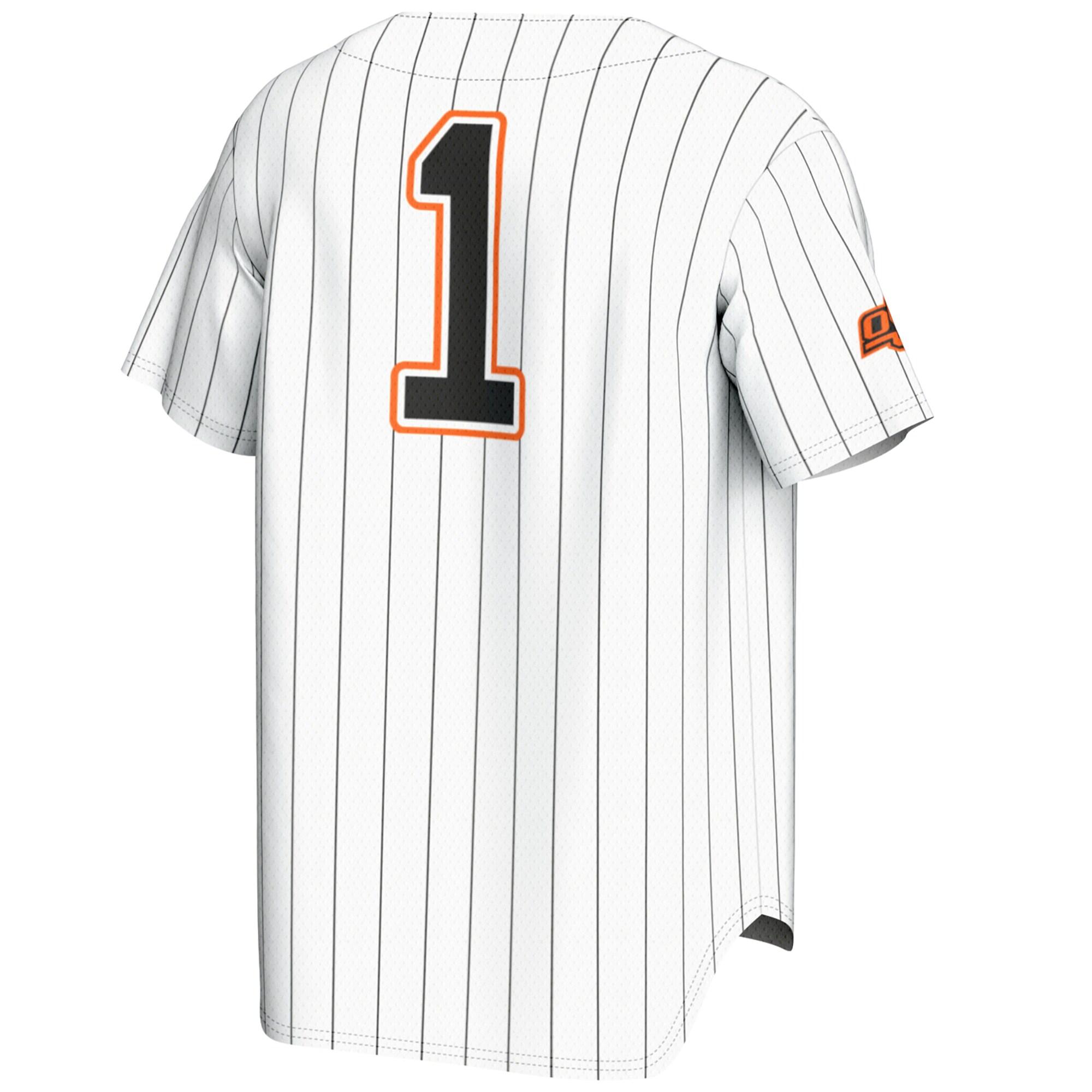 [NJP] Oklahoma State Cowboys GameDay Greats Lightweight Baseball Fashion Jersey - White