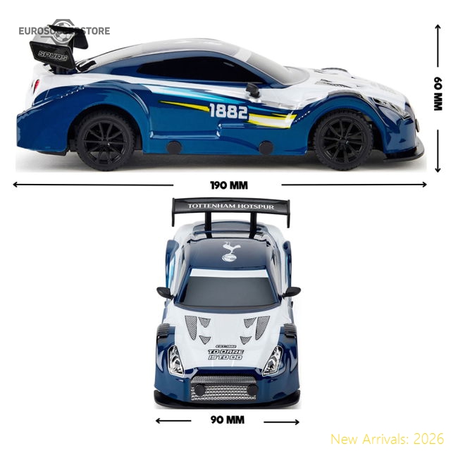 Official Tottenham Hotspur Fc Radio Control Sportscar 1:24 Scale