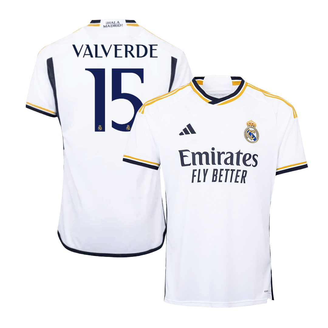 Real Madrid 2324 Home Soccer Jersey Football Shirt VALVERDE 15 -
