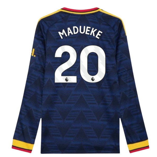 [JED] 2026 2027 Arsenal Long Sleeve Shirt Away Authentic Uniform (Madueke 20)