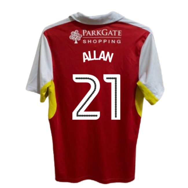 Official Rotherham 2016-17 Home Shirt ((good) Xl) (allan 21)