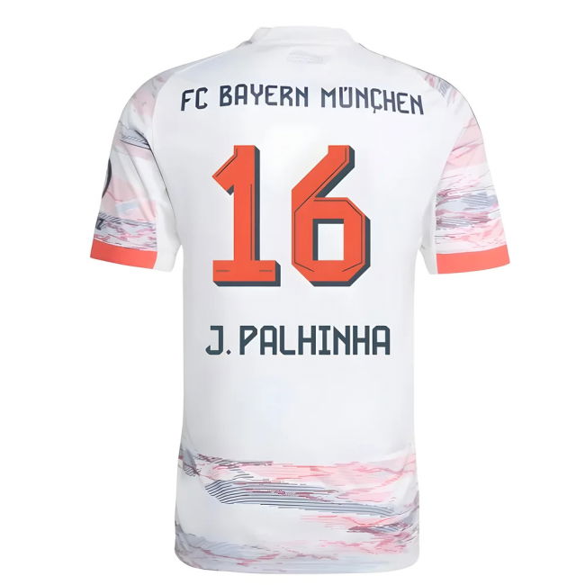 Bayern Munich 2025-2026 Away Football Kit (J. Palhinha 16)