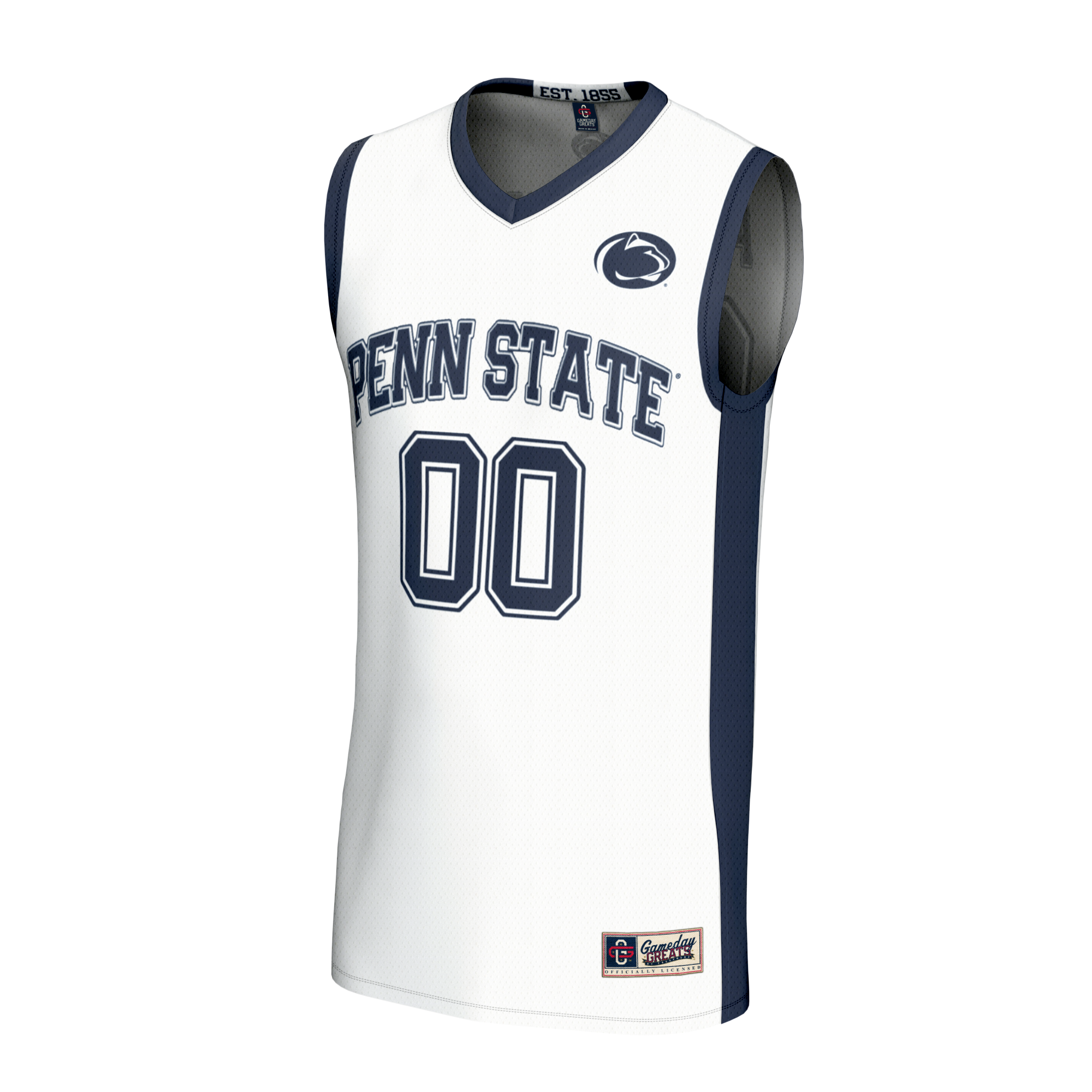 [NJP] Penn State Nittany Lions GameDay Greats Youth Lightweight Collegiate Men's Basketball NIL Pick-A-Player Fashion Jersey - White