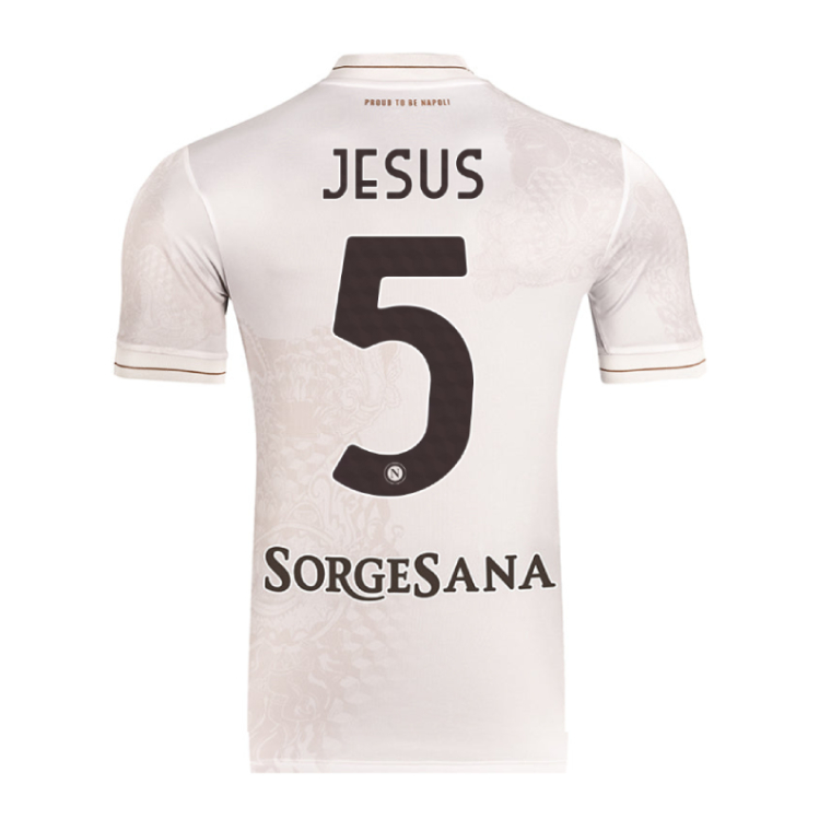 Licensed Performance Driven Napoli Away JESUS 5 Shirt 202526
