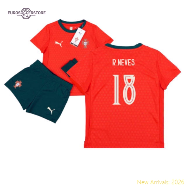 2025-2026 Portugal Home Mini Kit (R.Neves 18)