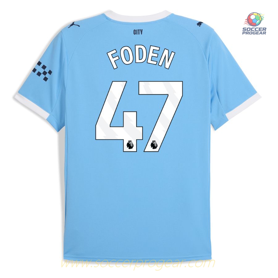 Manchester City Home Soccer Shirt 2025/26 Collection Foden