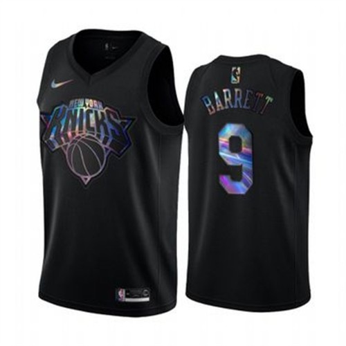 Nike 76ers Black York Knicks #9 Jersey - NBA Fan Apparel