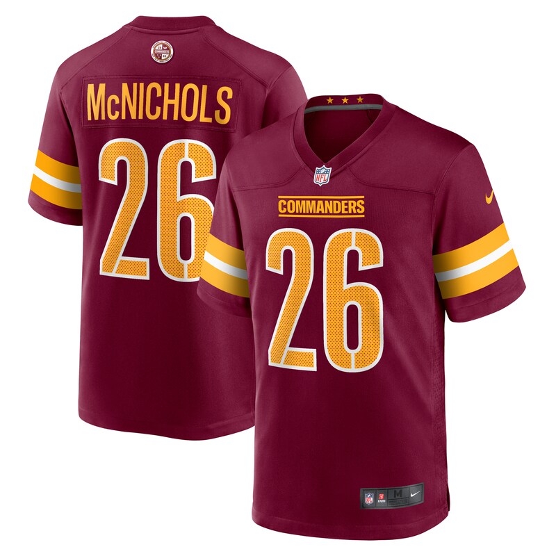 None Jeremy McNichols Star Player WAS Commanders Pro-Level Jersey
