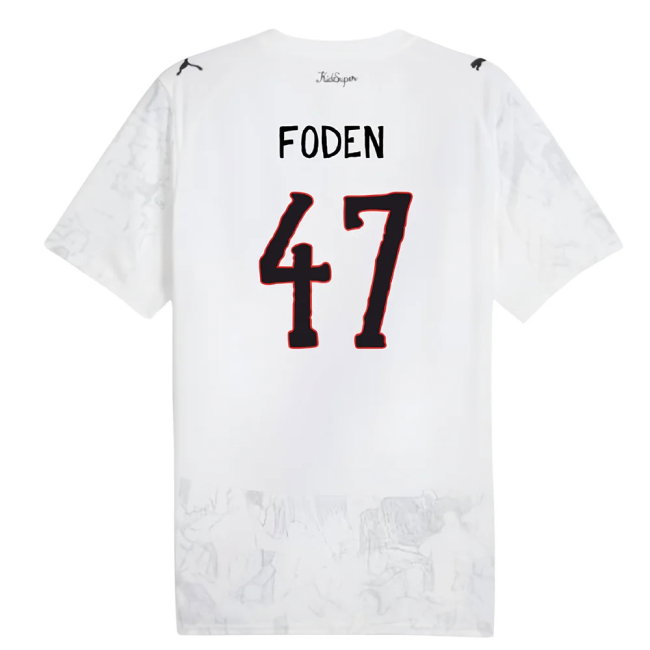 2025-2026 KIDSUPER x Manchester City CWC Shirt (White) (Foden 47)