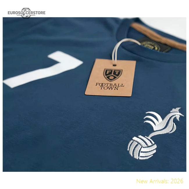 High-quality The Cockerel 7 Blue Retro Tee - Unbeatable Value
