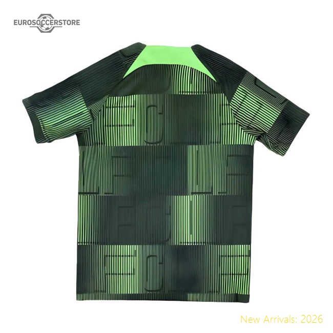 2023-2024 Liverpool Academy Pre-Match Shirt (Green) - Kids