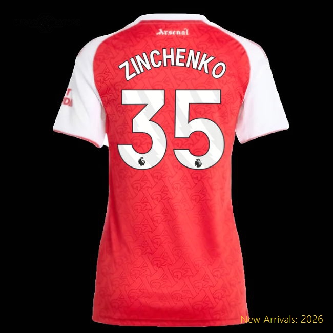 Arsenal Womens Zinchenko Stylish Jersey Dri-fit Flattering
