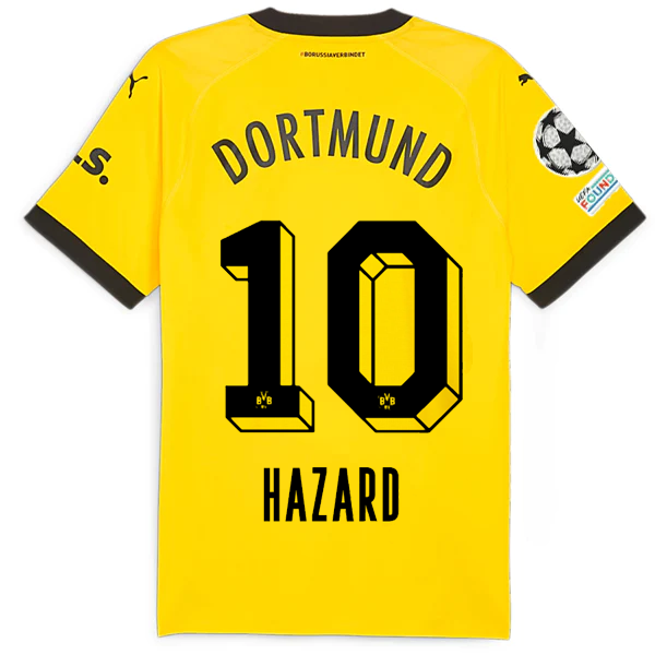 Borussia Dortmund Hazard 2023-2024 UCL Home Jersey – Authentic Shirt