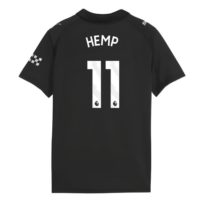 classic 2025-2026 Man City Away Shirt (Kids) (Hemp 11)