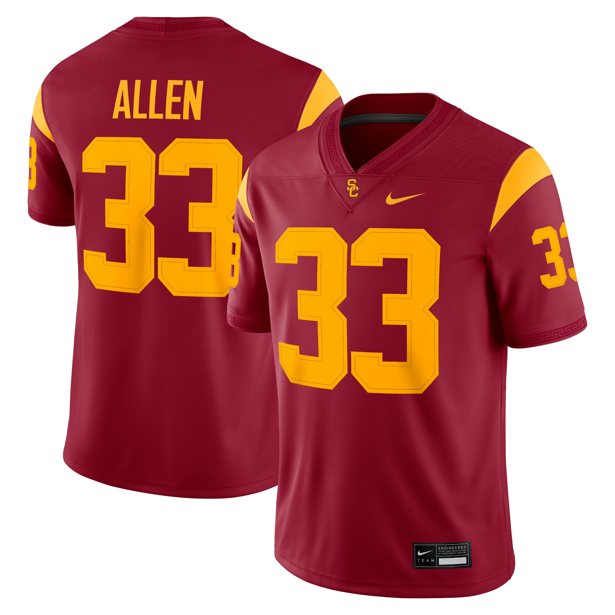 [NJP] Marcus Allen USC Trojans Alumni Game Jersey - Cardinal