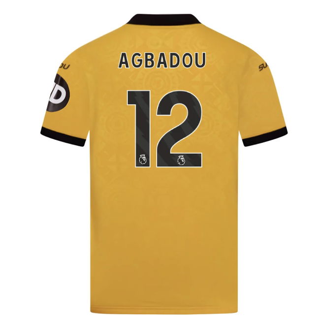 Kids Pro Style Wolves Home Elite Kit 2025-2026 (Agbadou 12) (1)
