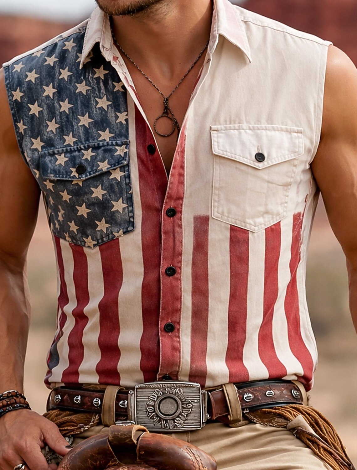 Men's 4th of July U.S. 250th Anniversary Goddess American Flag Shirt Summer Shirt Button Up Shirt Short Sleeve Patriotic Outdoor Holiday Summer Spring Turndown 3D Print Collared Shirts Front One