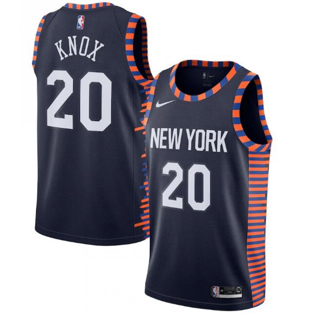 Game Day Elite Men's NY Knicks #20 Kevin None Basketball Jersey