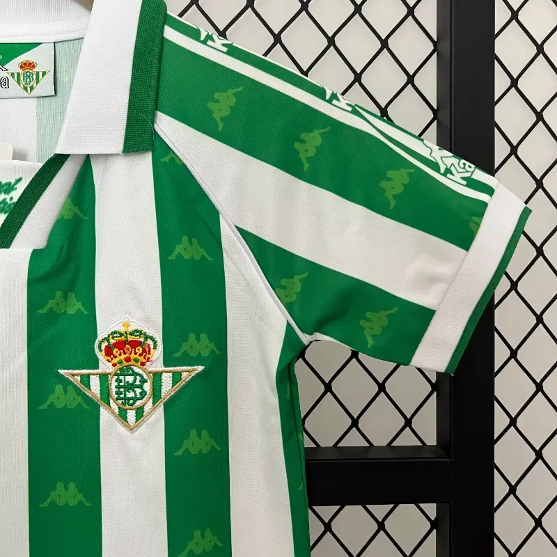 Cheap 1995-1997 Kids Real Betis Jersey retro kit