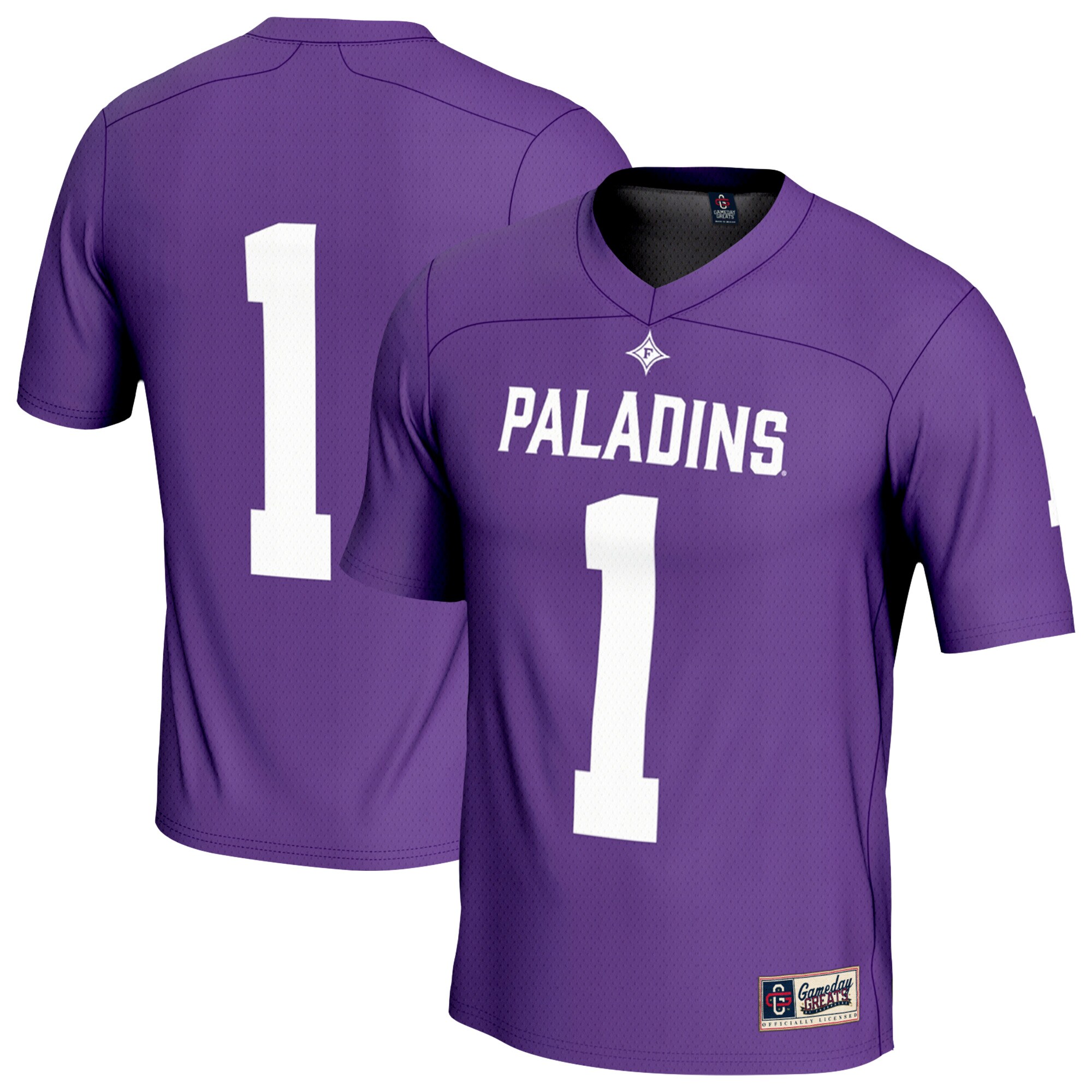 [DDG] Furman Paladins GameDay Greats Youth Lightweight Football Fashion Jersey - Purple
