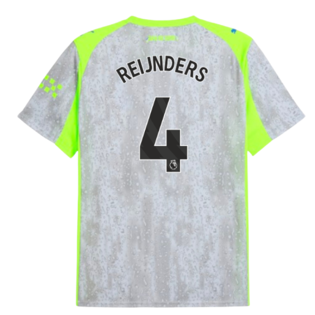 Professional 2025-2026 Man City Alternate Shirt Classic Reijnders 4