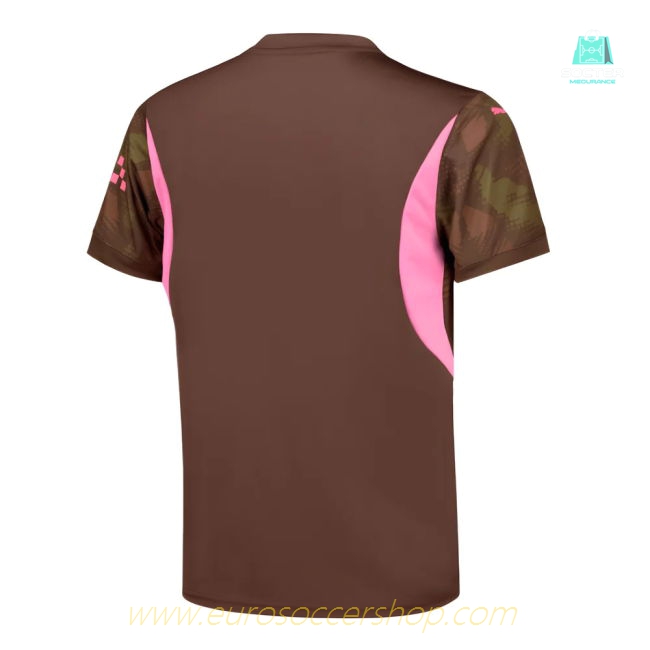2024-2025 Man City Third Goalkeeper Shirt (Espresso Brown) - Kids