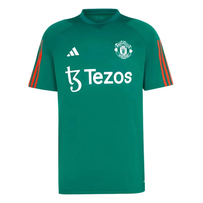 Adult 2023-2024 Man Utd Training Shirt (Green)