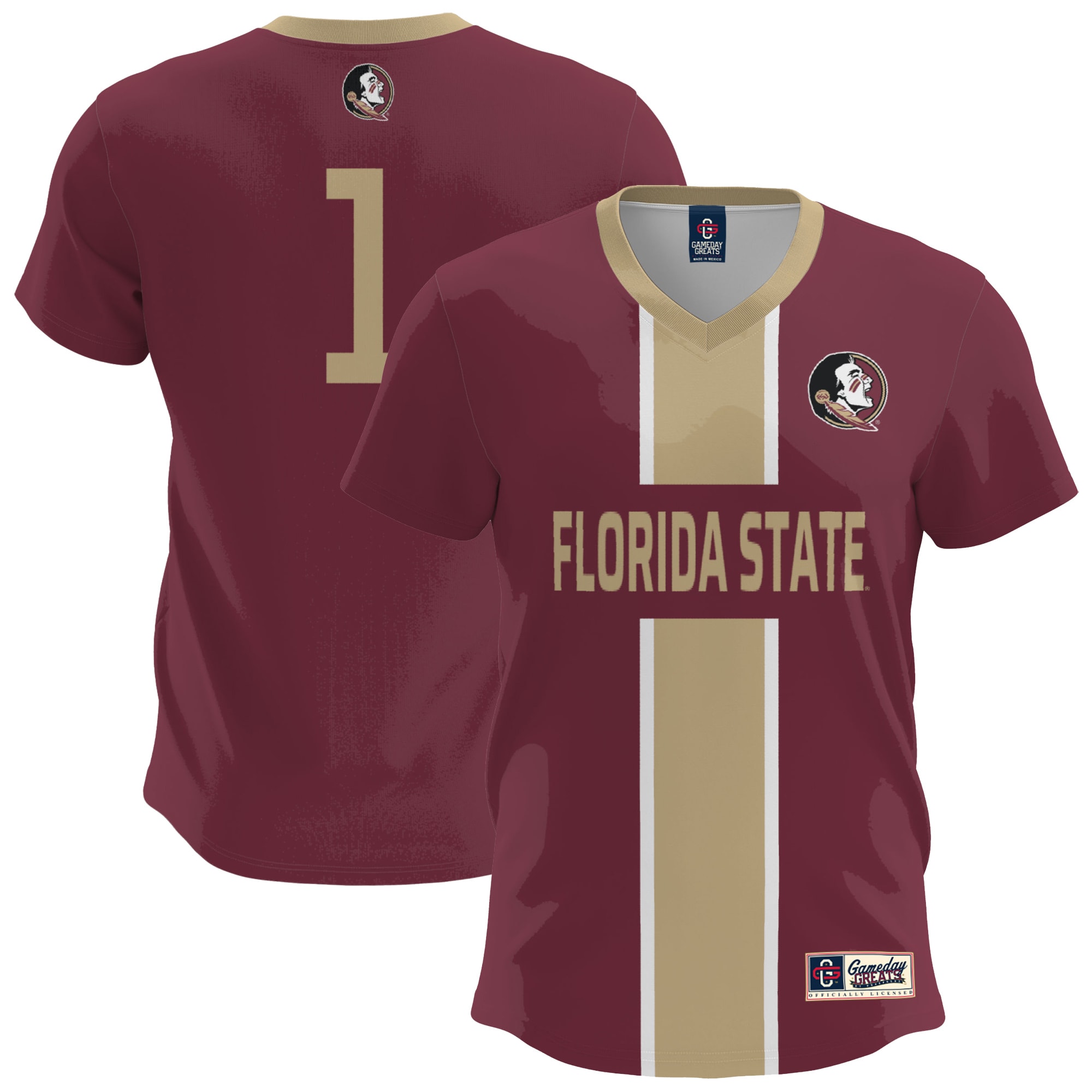 [NJP] Florida State Seminoles GameDay Greats Youth Lightweight Soccer Fashion Jersey - Garnet
