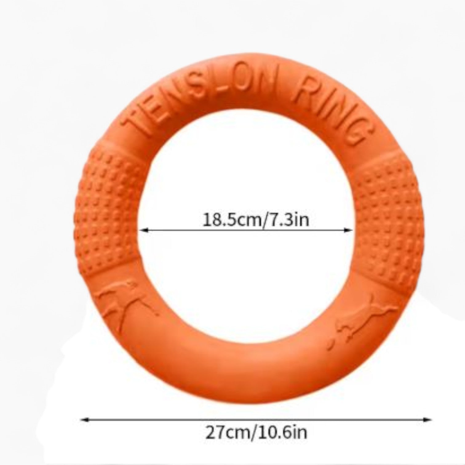 Flyringo - Safe Frenchie Ring Toy – Flying Disk Chew Toys Indoor Use