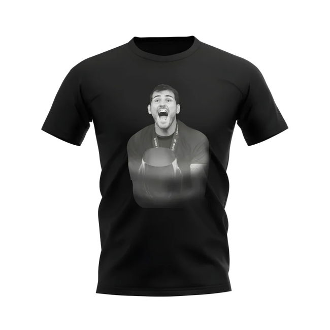 Real Madrid Contemporary Football T-Shirt (Black) Quick Dry
