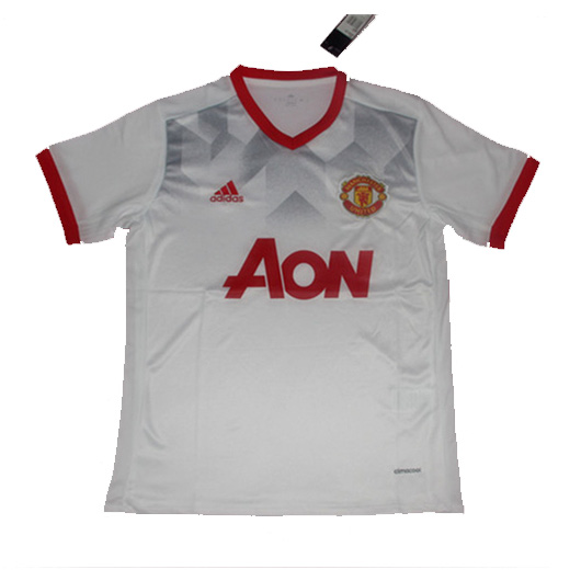 Quick Dry Man Utd Manchester United 201718 White Training Jersey Shirt