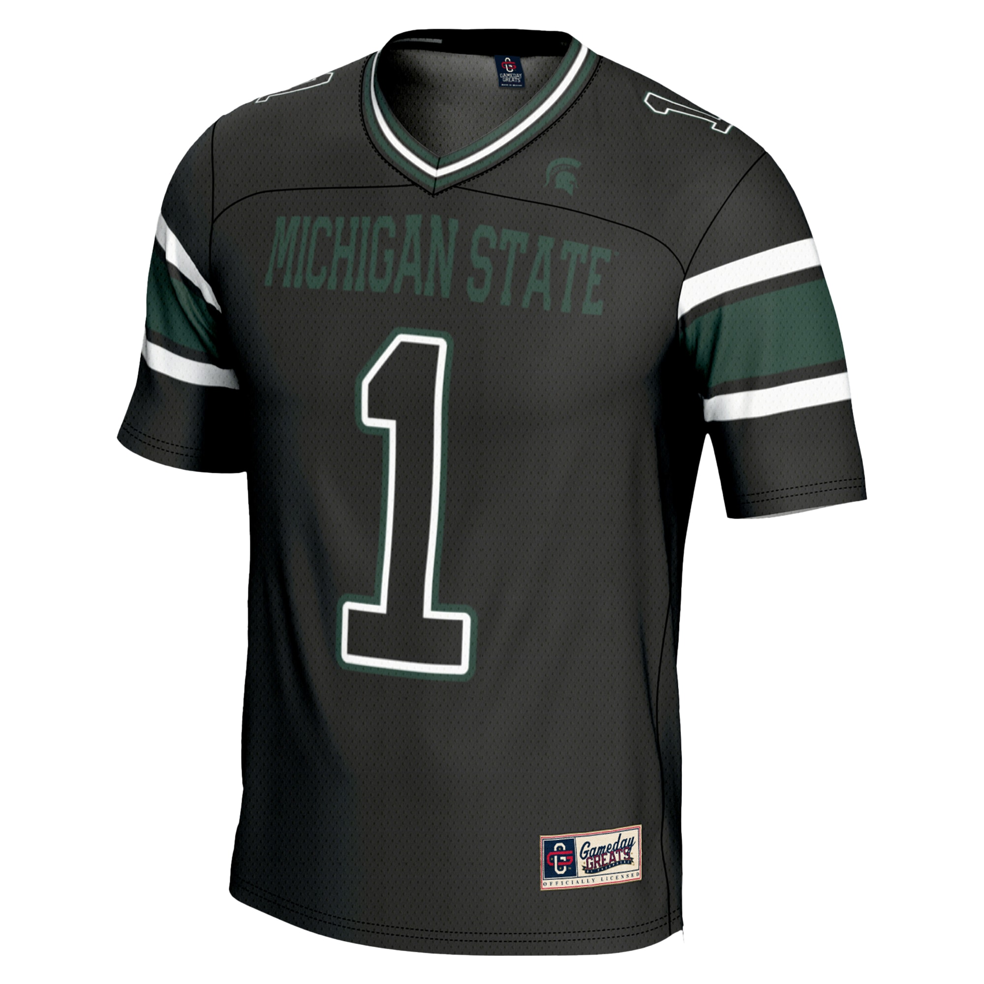 [NJP] Michigan State Spartans GameDay Greats Youth Endzone Football Jersey - Black