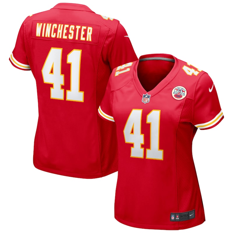 None James Winchester KC Chiefs Bold Premium Material Jersey