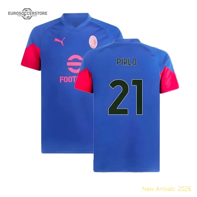 Trending 2023-2024 Ac Milan Training Jersey (Royal Sapphire) (Pirlo