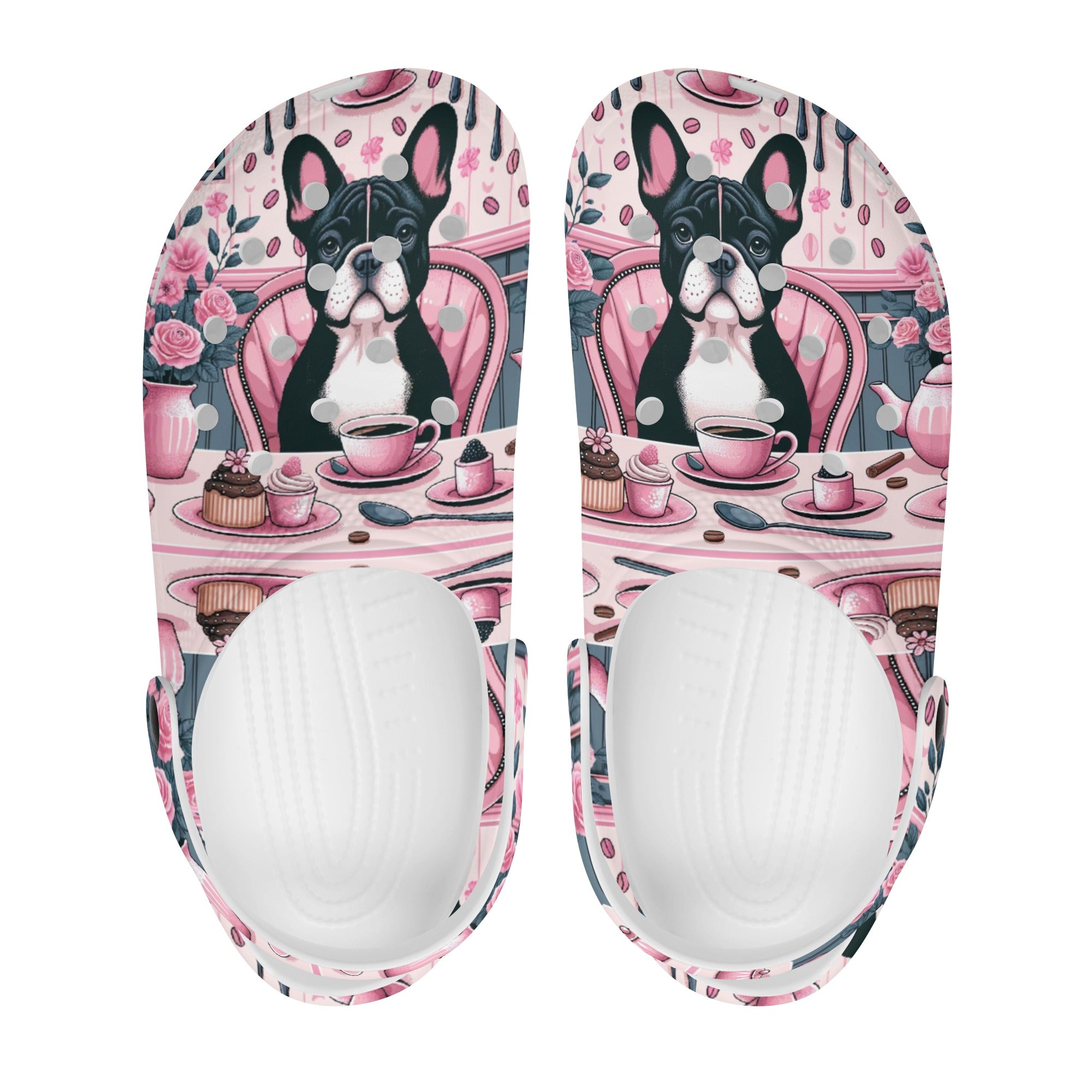 French Bulldog Coco Unisex Clogs Cute Frenchie Essential