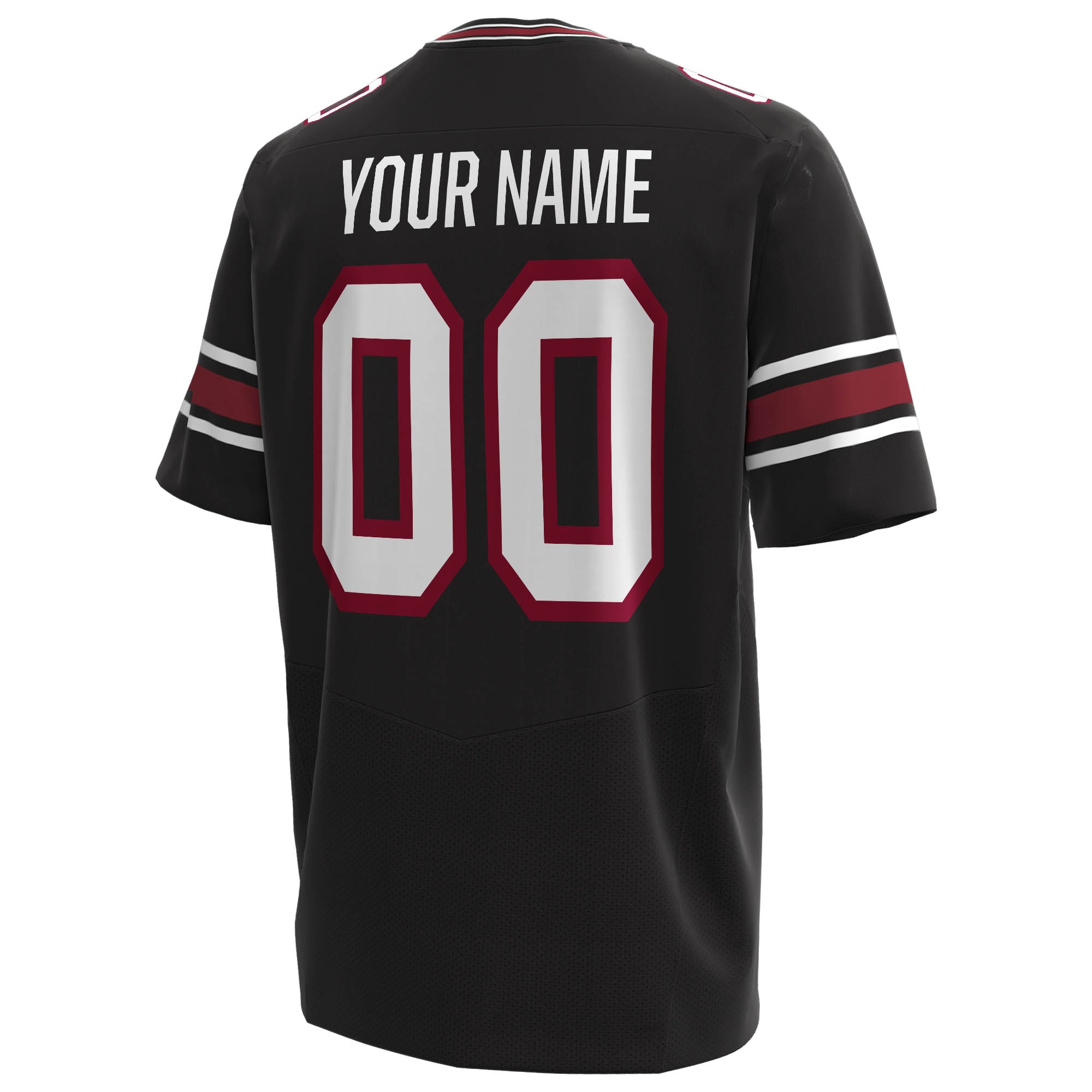 South Carolina Gamecocks Custom Replica Football Jersey - Black