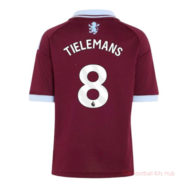 Aston Villa 2026-2027 Home Shirt Soccer Jersey Tielemans #8