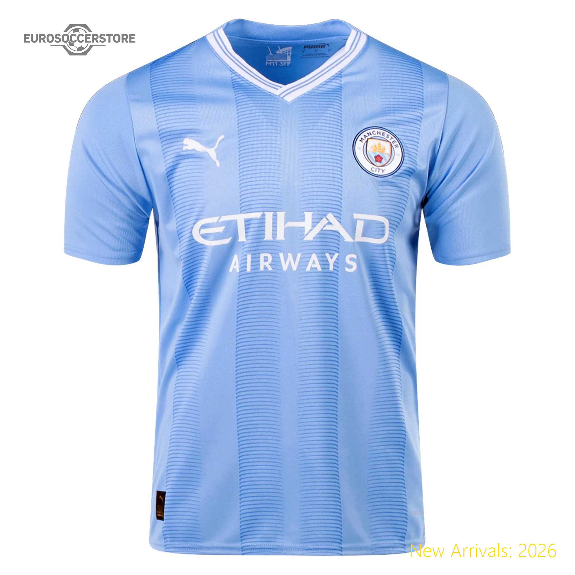 Fashionable Official Men Mci Soccer Star Home Jersey 2023