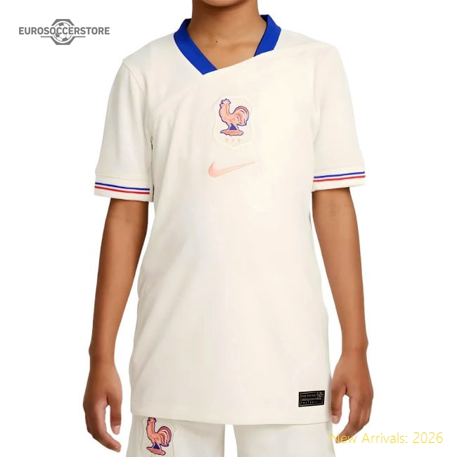 France Womens Team Away Kit 2025-2026 Fan Edition Jersey