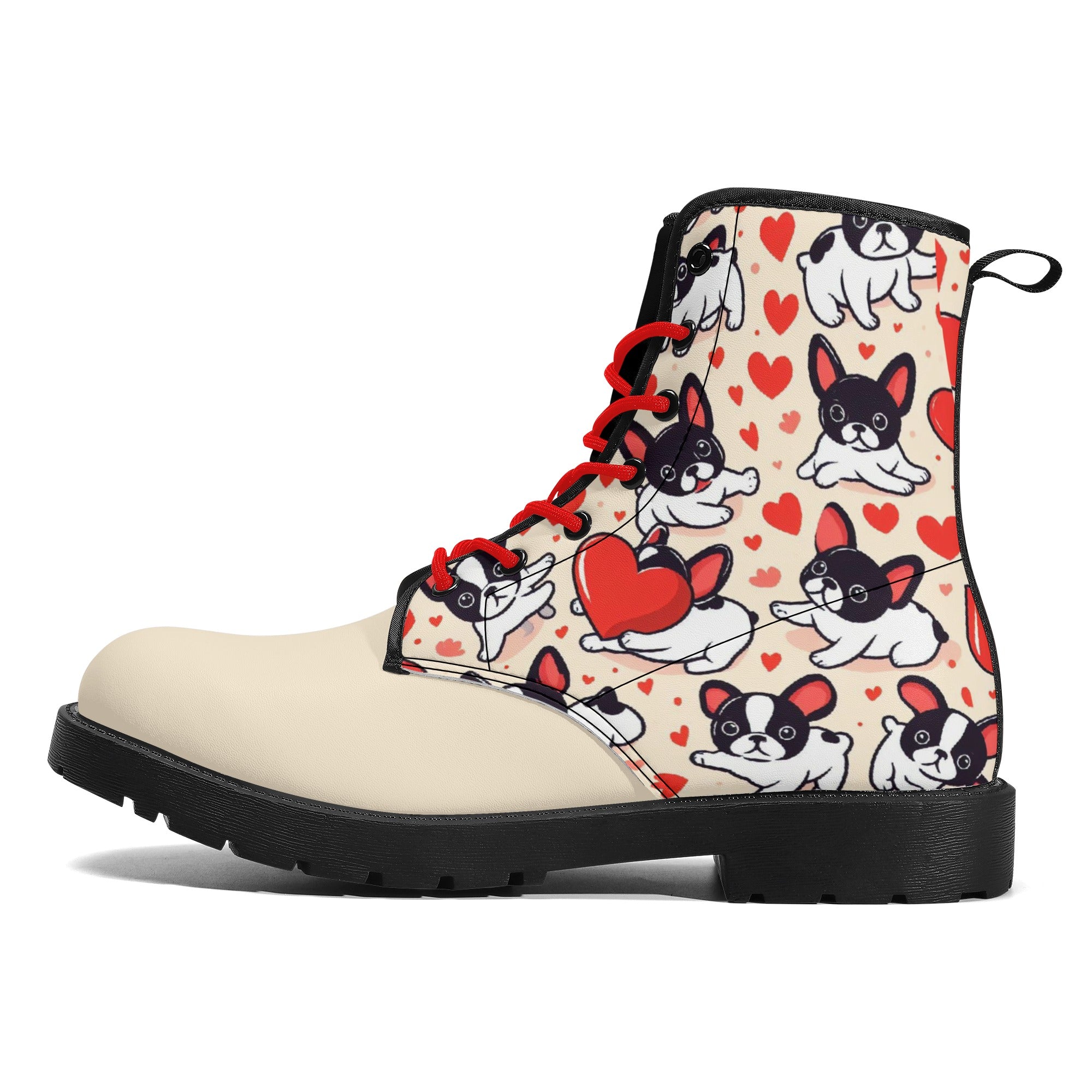 French Bulldog Riley Leather Boots Essential Dog Supply