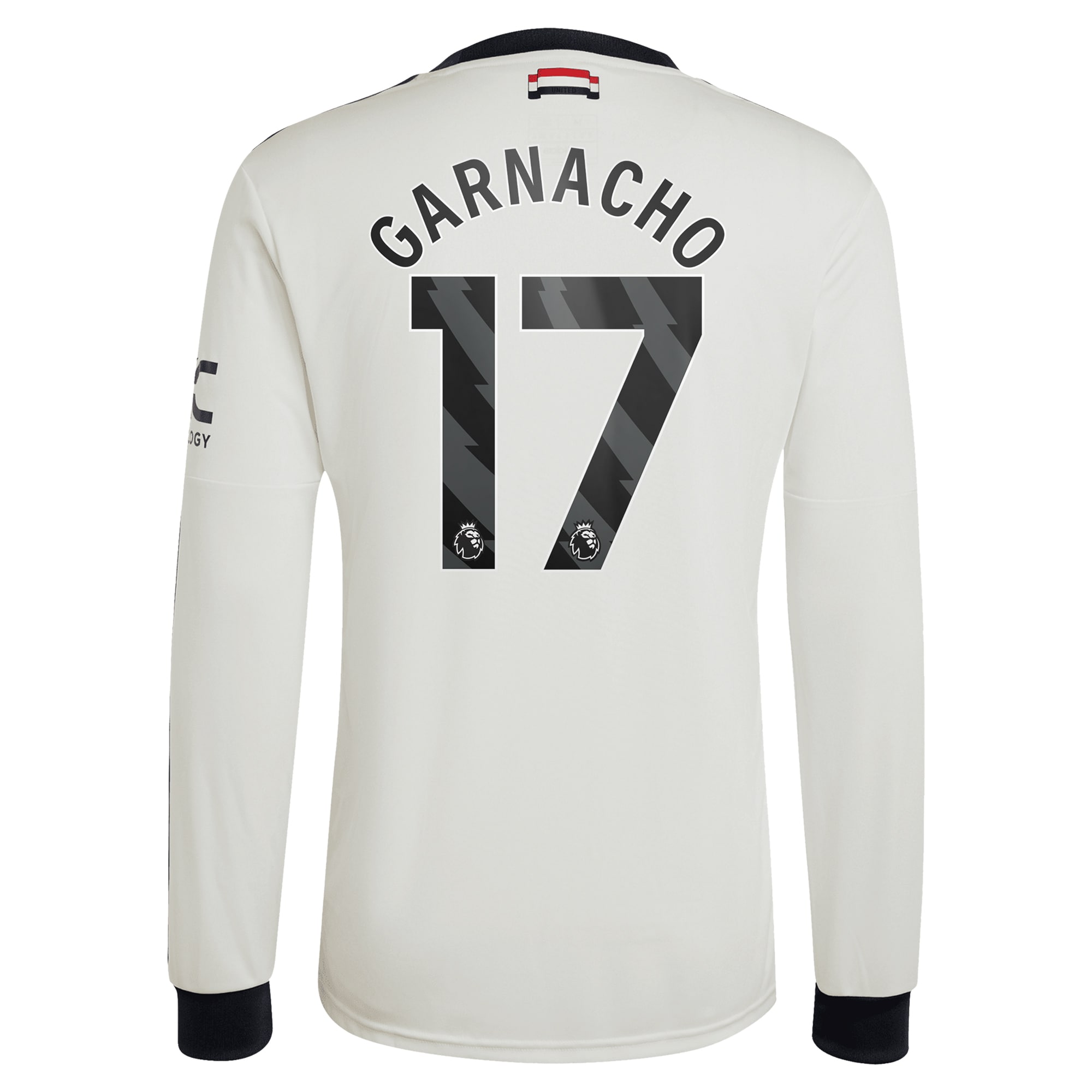 [SD] Alejandro Garnacho Manchester United Originals 2024/25 Third Replica Long Sleeve Jersey - Cream