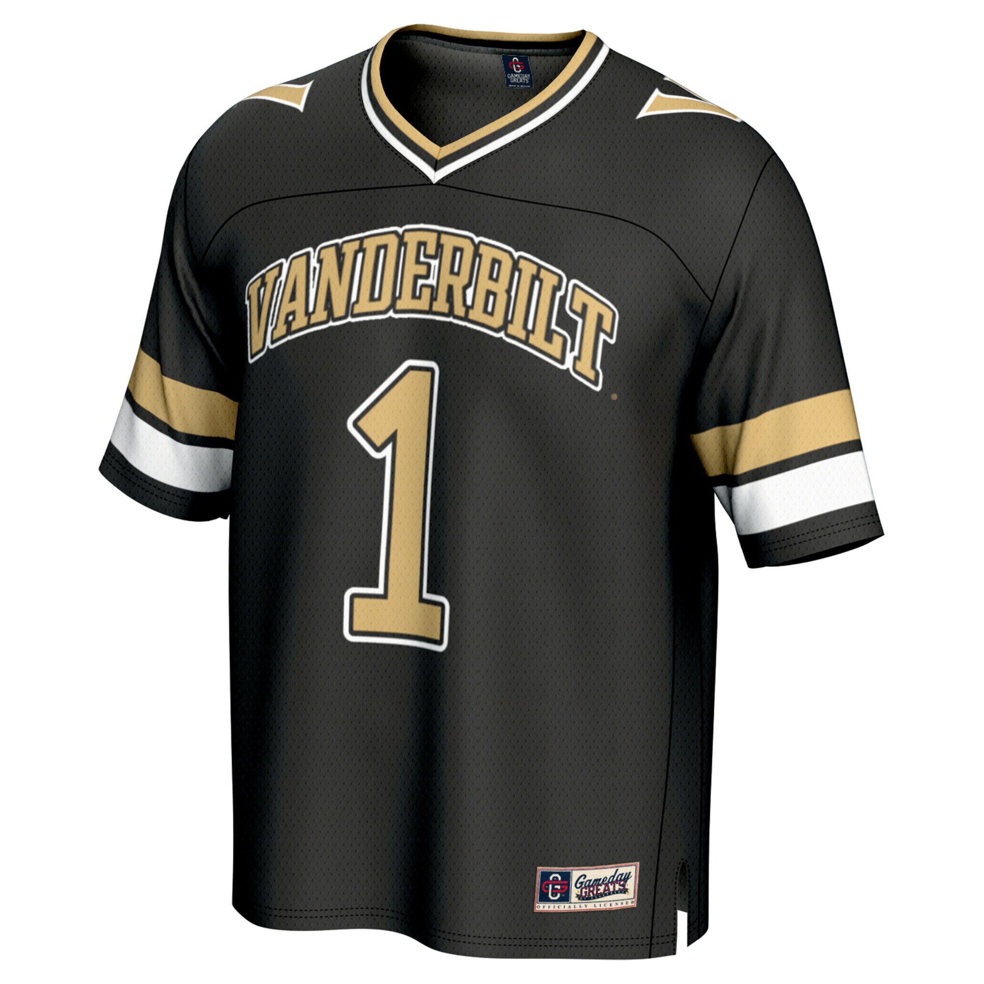 [DDG] Vanderbilt Commodores GameDay Greats Youth Lightweight Collegiate Football Fashion Jersey - Black