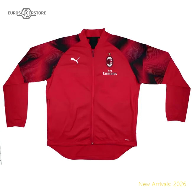 Official Ac Milan 2019-20 Puma Training Jacket (L) (Excellent)