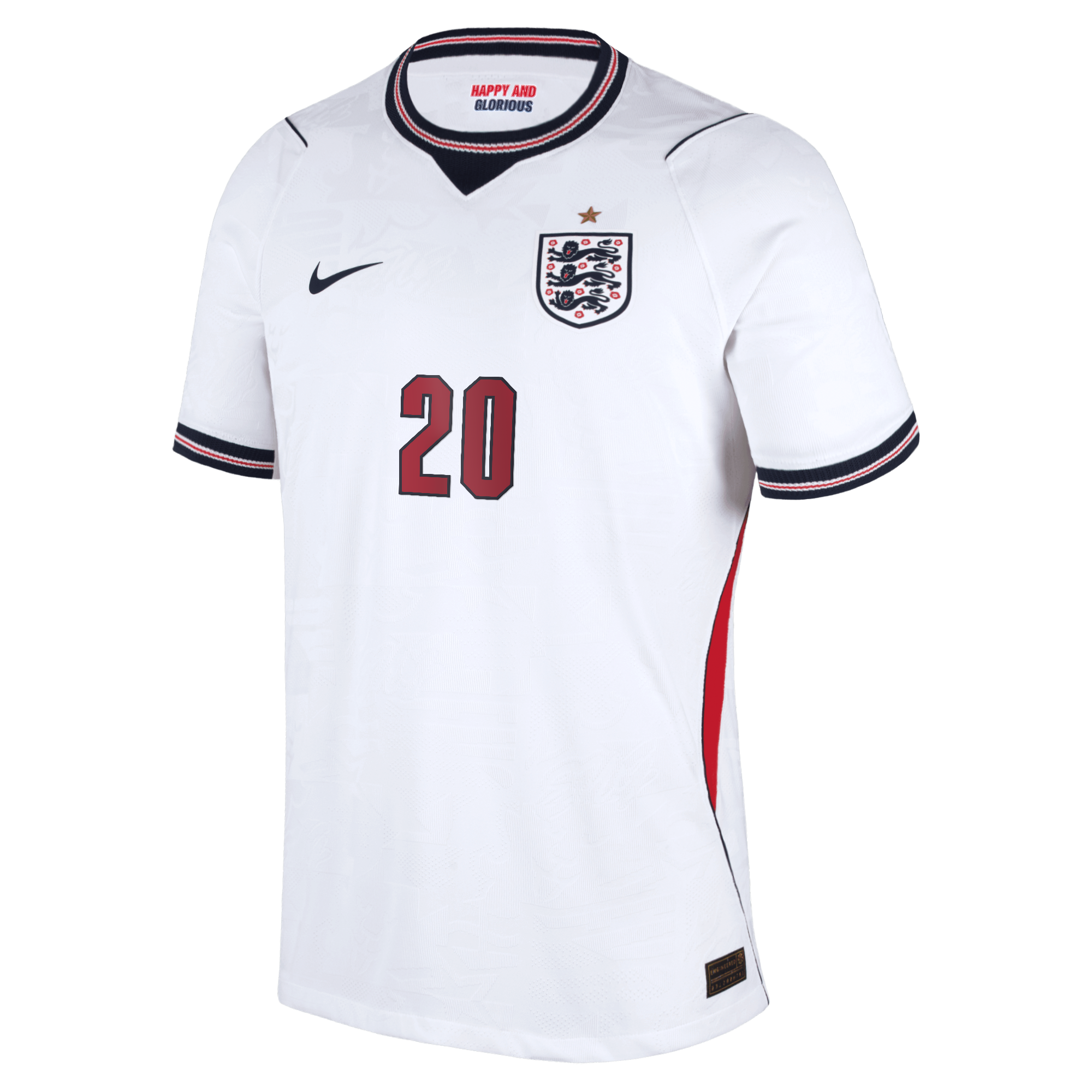 [SJH] Cole Palmer England National Team 2026 Home Match Authentic Jersey - White